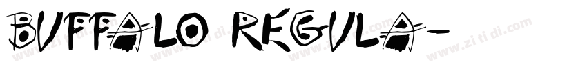 Buffalo Regula字体转换